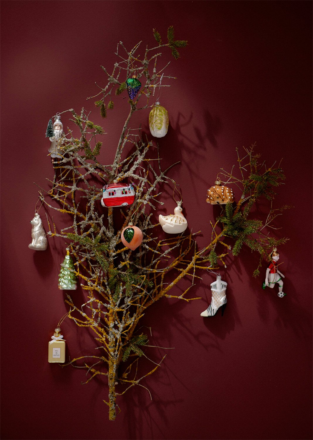 Xmas Ornament Caravan Scarlet